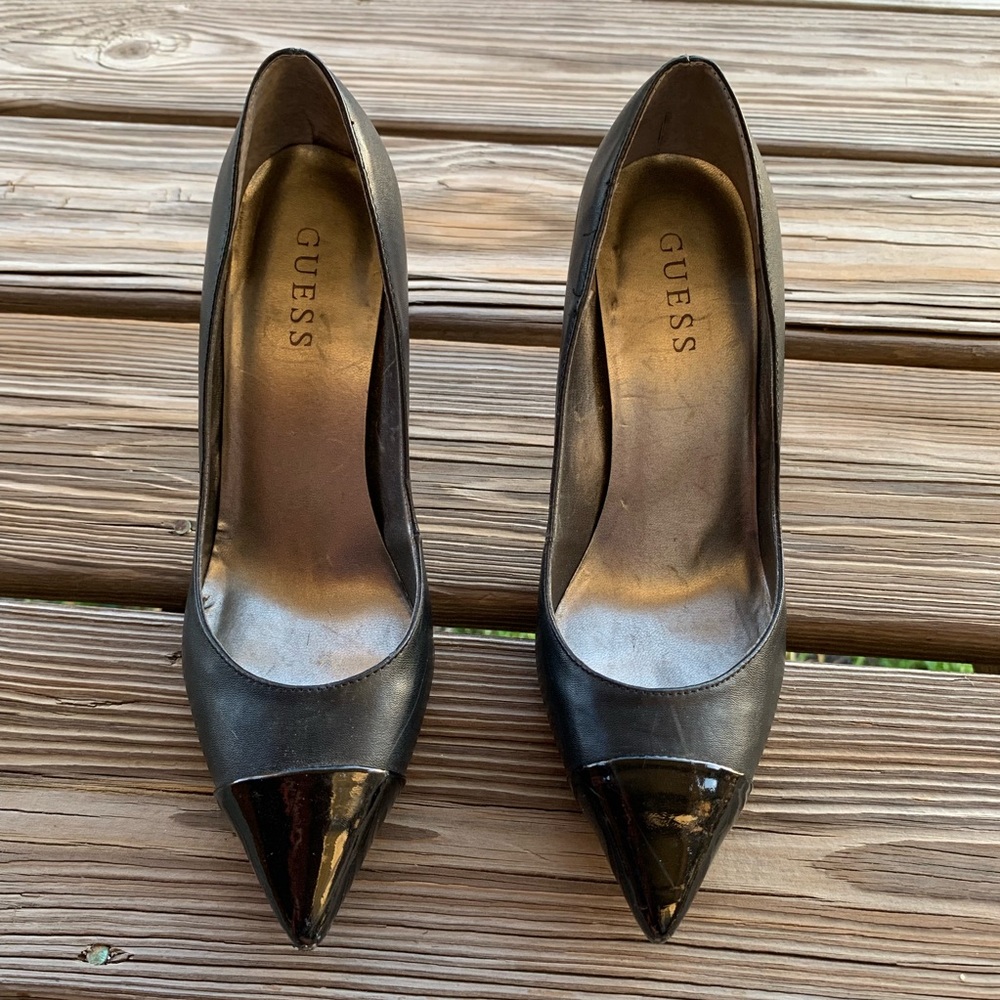 4 for $20 Guess office stilettos Heels Black - Picture 4 of 4